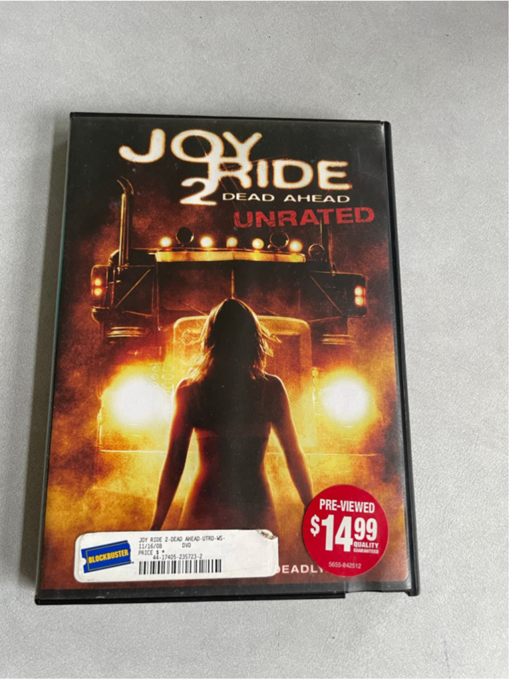 Joy Ride 2: Dead Ahead (DVD, Unrated, Horror Movie)